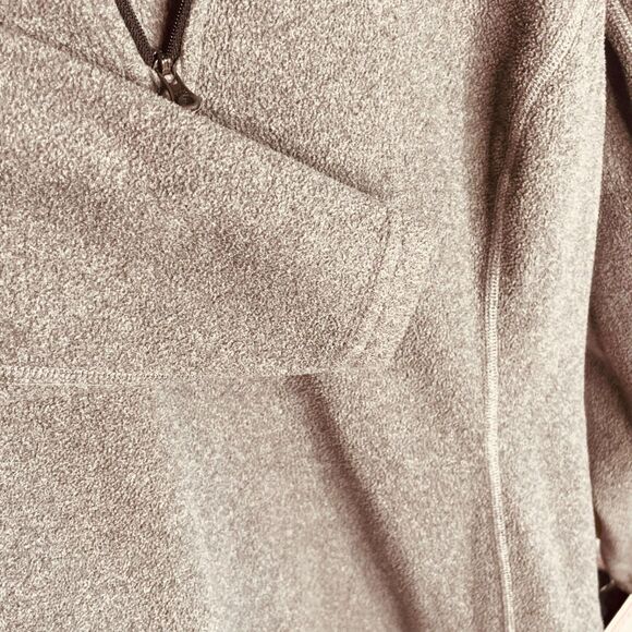 The North Face | Gray & Black 1/4 Zip Fleece Pullover Sweatshirt Size L | EUC - Picture 10 of 12